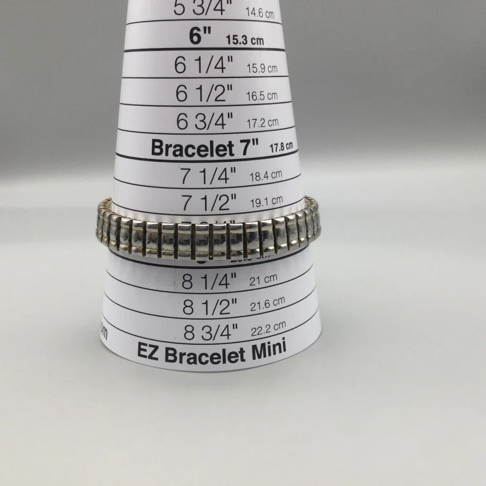Wrangler Womens Watch 25mm White Dial Two Tone Stretch Band 1285 New Battery